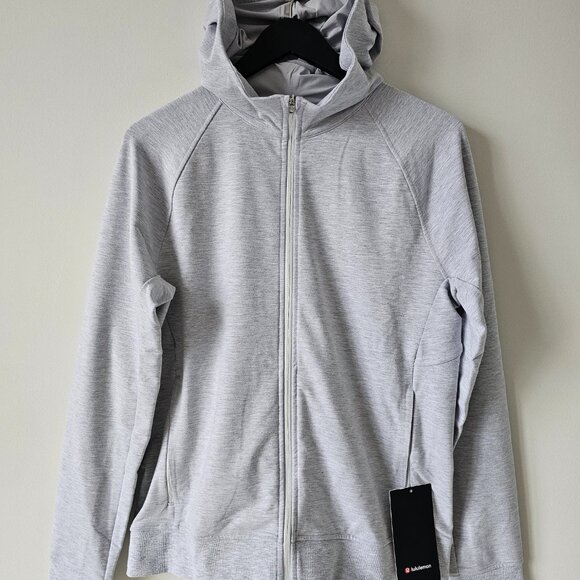 NWT LULULEMON HULS Heathered Grey City Sweat Full Zip Hoodie Men's XL, XXL - Picture 1 of 10